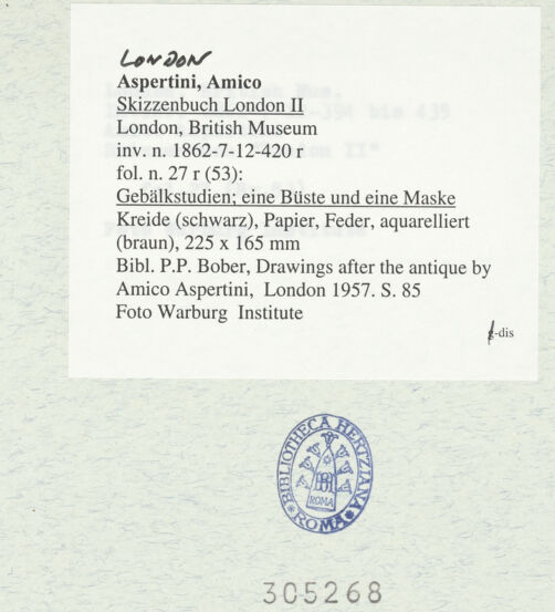 Rückseite von bh305268_recto