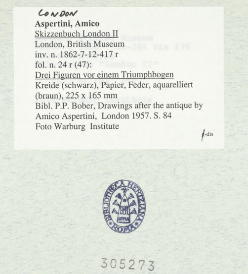 Rückseite von bh305273_recto