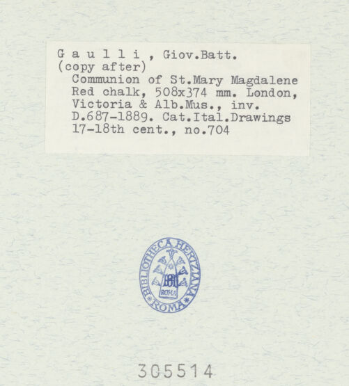 Rückseite von bh305514_recto