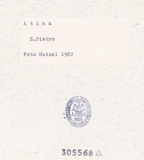 Rückseite von bh305568_recto