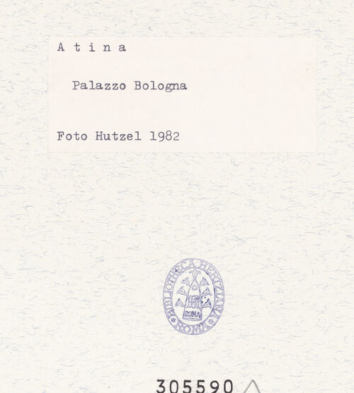 Rückseite von bh305590_recto