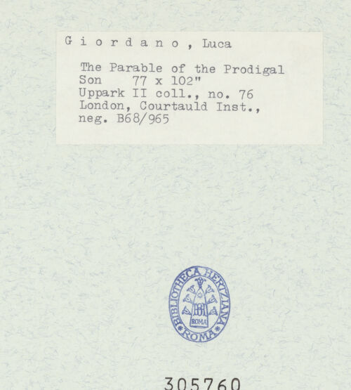 Rückseite von bh305760_recto