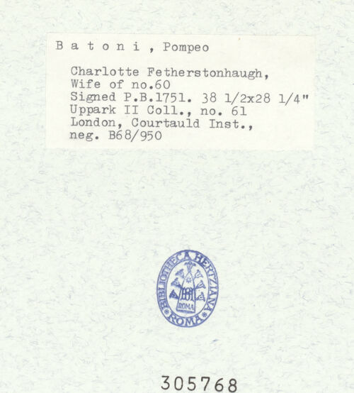 Rückseite von bh305768_recto