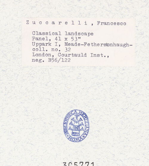 Rückseite von bh305771_recto