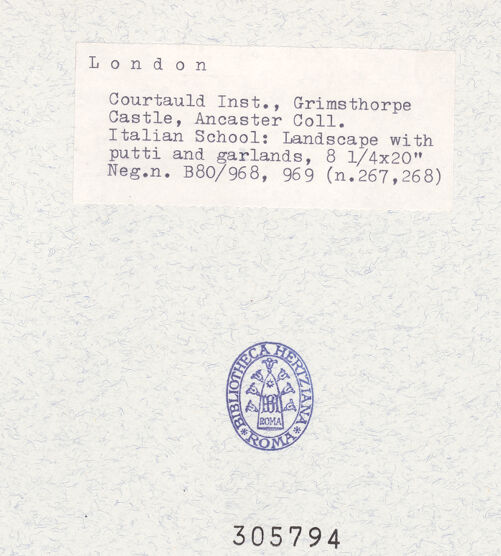 Rückseite von bh305794_recto