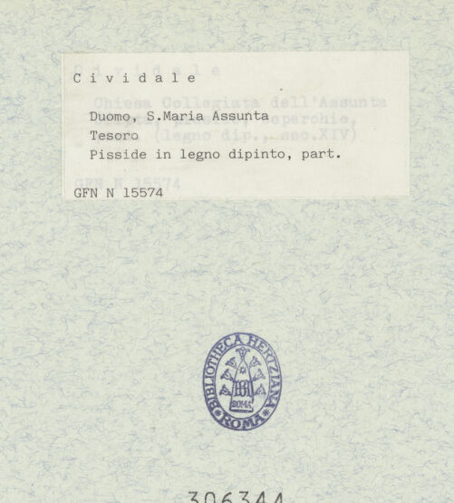 Rückseite von ICCD [https://www.deutsche-digitale-bibliothek.de/content/lizenzen/rv-ez/] Pyxis - Deckel, bh306344_recto. Foto.