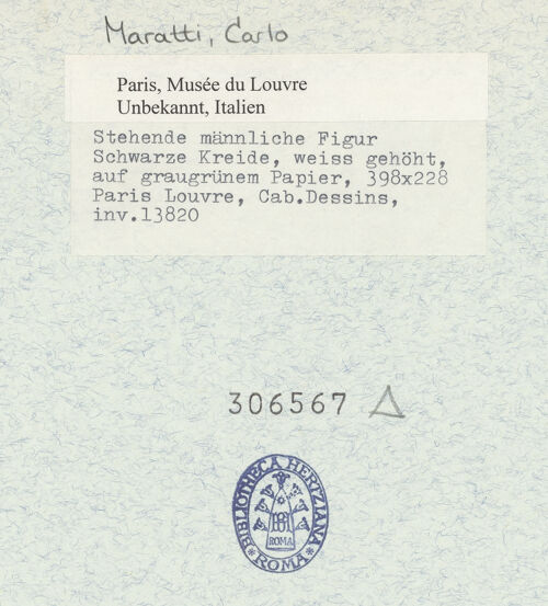 Rückseite von Réunion des Musées Nationaux [https://www.deutsche-digitale-bibliothek.de/content/lizenzen/rv-ez/] Barfüßiger Mann im Gewand - , bh306567_recto. Foto.