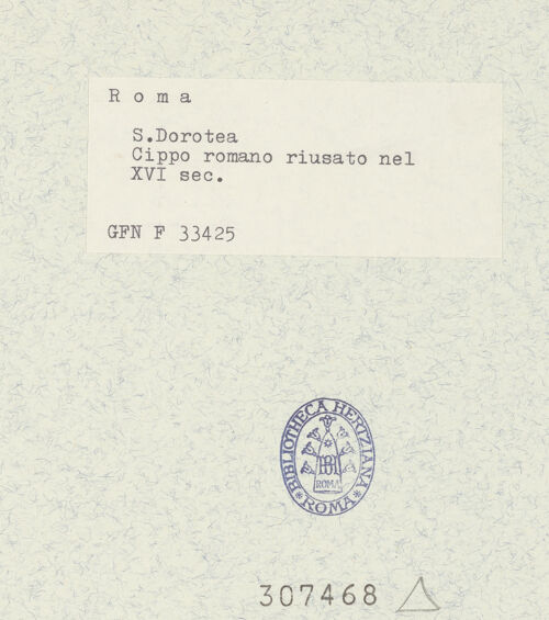 Rückseite von bh307468_recto