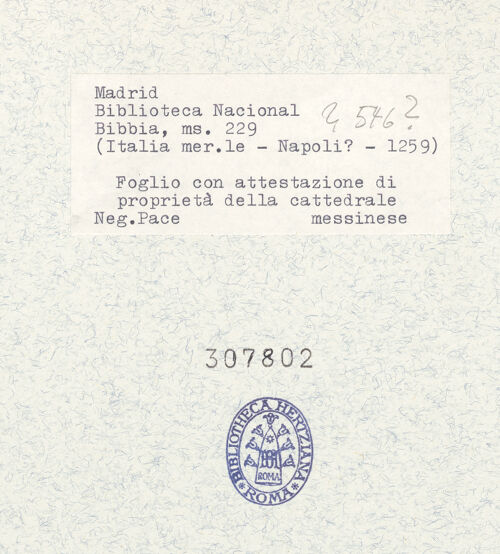 Rückseite von bh307802_recto