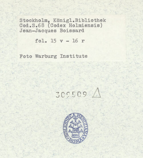 Rückseite von Kungliga Biblioteket [https://www.deutsche-digitale-bibliothek.de/content/lizenzen/rv-ez/] Inscriptionum antiquarum (Codex Holmiensis)Vier römische Grabinschriften, in Baiae - , bh309509_recto. Foto.