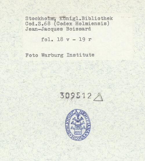 Rückseite von Kungliga Biblioteket [https://www.deutsche-digitale-bibliothek.de/content/lizenzen/rv-ez/] Inscriptionum antiquarum (Codex Holmiensis)Römisches Grabmonument und Grabinschrift, in Brindisi - , bh309512_recto. Foto.