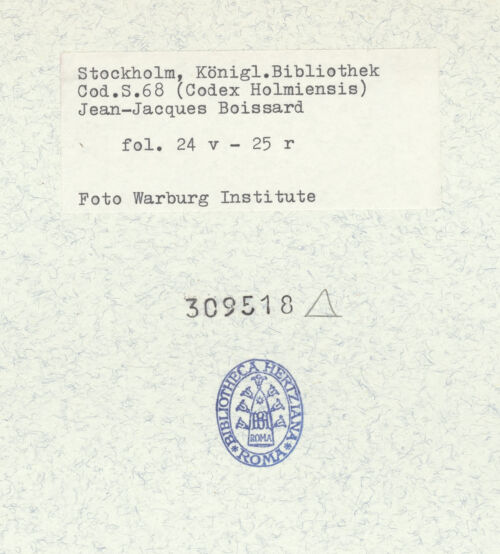 Rückseite von Kungliga Biblioteket [https://www.deutsche-digitale-bibliothek.de/content/lizenzen/rv-ez/] Inscriptionum antiquarum (Codex Holmiensis)Römisches Grabrelief mit Opferszene; in Rom, an der Porta Flaminia - , bh309518_recto. Foto.