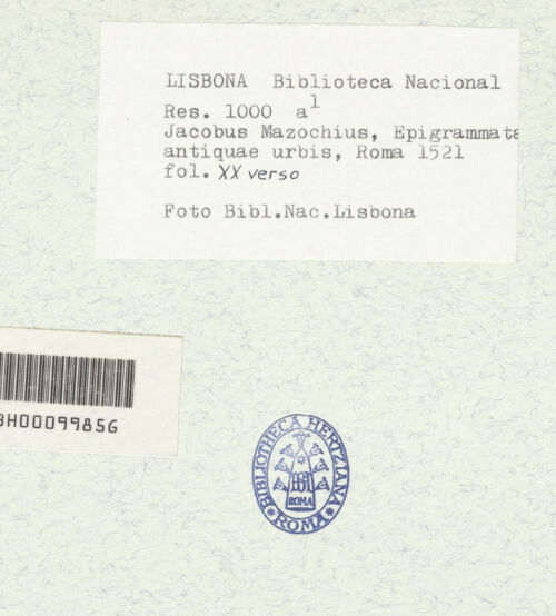 Rückseite von bh309775_recto