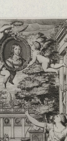 Rückseite von Landesbildstelle Rheinland [http://creativecommons.org/publicdomain/mark/1.0/] Villa Aldobrandina Tusculana sive Varij illius hortorum et fontium prospectusTitelblatt - , bh311844. Foto.