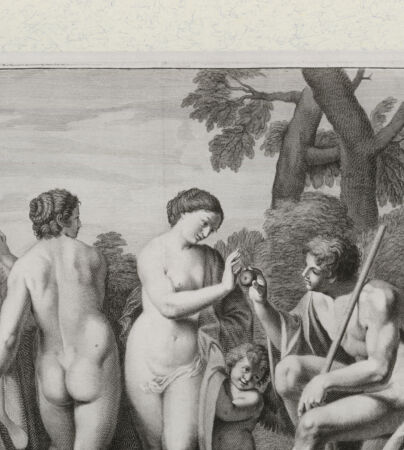 Rückseite von Landesbildstelle Rheinland [http://creativecommons.org/publicdomain/mark/1.0/] Das Urteil des Paris - , bh311882. Foto.