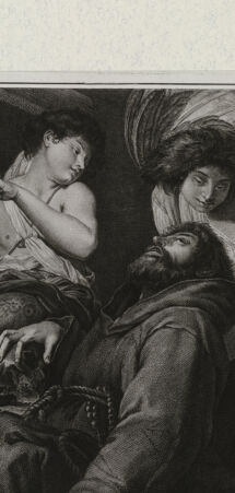 Rückseite von Landesbildstelle Rheinland [http://creativecommons.org/publicdomain/mark/1.0/] Der Tod des heiligen Franziskus - , bh311887. Foto.