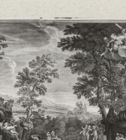 Rückseite von Landesbildstelle Rheinland [http://creativecommons.org/publicdomain/mark/1.0/] Die Geschichte der VenusRuhende Venus, die die Amouretten für ihr Ziel arbeiten läßt - , bh311973. Foto.