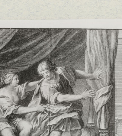 Rückseite von Landesbildstelle Rheinland [http://creativecommons.org/publicdomain/mark/1.0/] Joseph und die Frau des Potiphar - , bh311977. Foto.