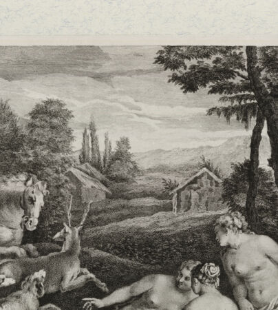 Rückseite von Landesbildstelle Rheinland [http://creativecommons.org/publicdomain/mark/1.0/] Diana und Aktäon - , bh312039. Foto.