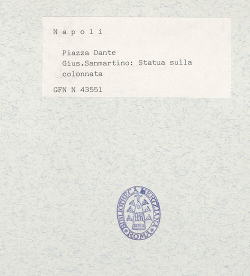 Rückseite von ICCD [https://www.deutsche-digitale-bibliothek.de/content/lizenzen/rv-ez/] Tugenden Karls III von BourbonTugend - Frontalansicht, bh318729_recto. Foto.