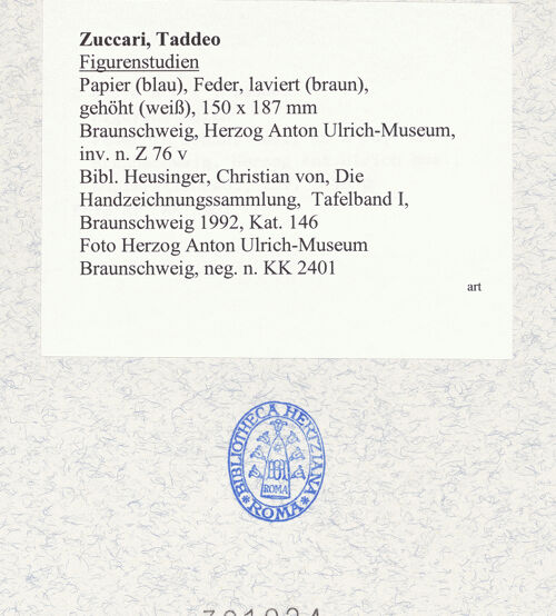 Rückseite von Herzog Anton Ulrich-Museum [https://www.deutsche-digitale-bibliothek.de/content/lizenzen/rv-ez/] Figurenstudien - , bh321024_recto. Foto.