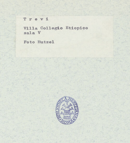 Rückseite von National Gallery of Art, Washington? [https://www.deutsche-digitale-bibliothek.de/content/lizenzen/rv-ez/] llusionistische Deckenmalerei mit Szenen aus dem Leben heiliger Eremitinnen und PersonifikationenObedienza - Obedienza, Detail: Kopf und Oberkörper, bh321436_recto. Foto: Hutzel, Max.