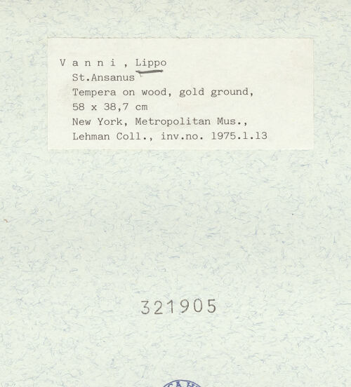 Rückseite von bh321905_recto