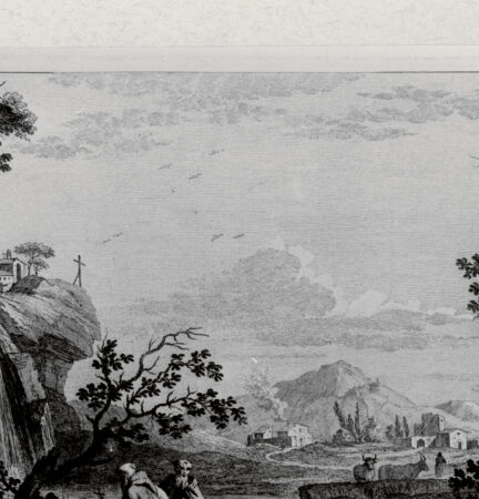 Rückseite von Landesbildstelle Rheinland [http://creativecommons.org/publicdomain/mark/1.0/] Landschaft - , bh323390. Foto.