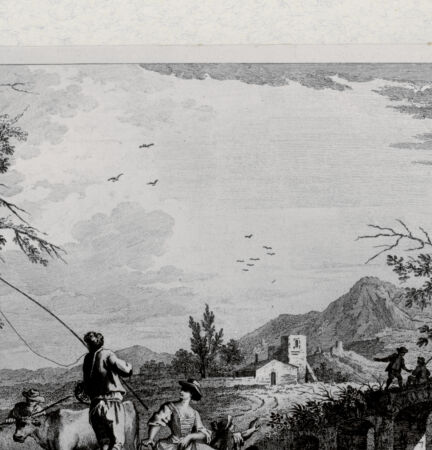 Rückseite von Landesbildstelle Rheinland [http://creativecommons.org/publicdomain/mark/1.0/] Landschaft - , bh323401. Foto.