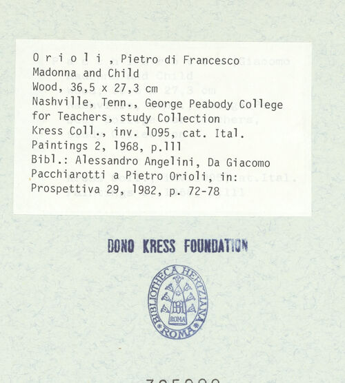 Rückseite von bh325092_recto