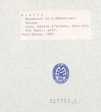 Rückseite von National Gallery of Art, Washington [https://www.deutsche-digitale-bibliothek.de/content/lizenzen/rv-ez/] Die heiligen Vitus, Modestus und Crescentia - Gesamtansicht, bh327753_recto. Foto: Hutzel, Max.