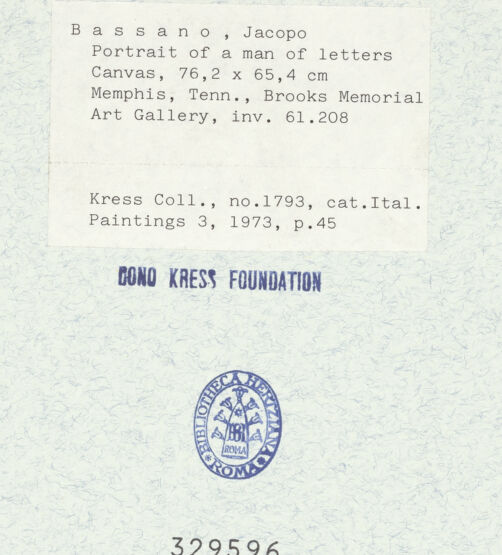 Rückseite von bh329596_recto