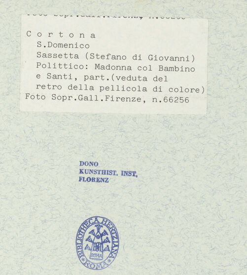 Rückseite von bh331122_recto