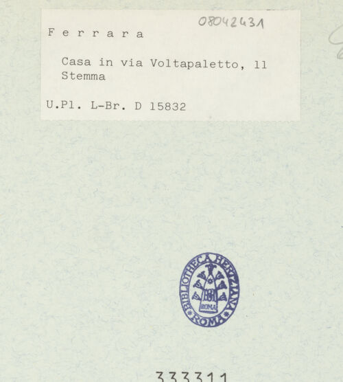 Rückseite von bh333311_recto