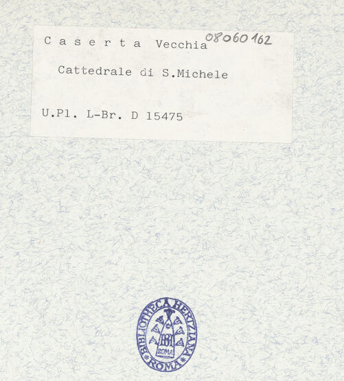 Rückseite von Bibliotheca Hertziana [https://www.deutsche-digitale-bibliothek.de/content/lizenzen/rv-fz/] DuomoApsiden - Vierungskuppel und Mittelapsis, bh334054_recto. Foto: Lehmann-Brockhaus, Otto.