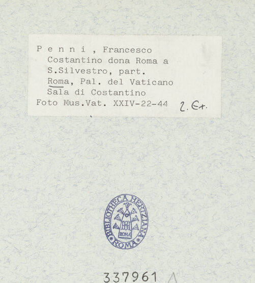 Rückseite von bh337961_recto