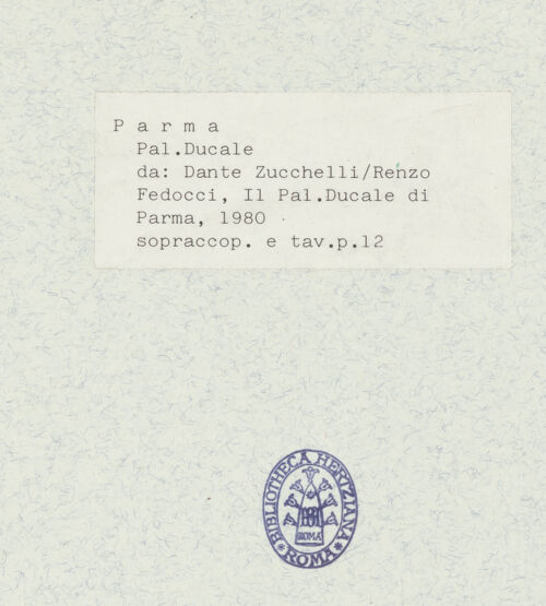 Rückseite von unbekannt [https://www.deutsche-digitale-bibliothek.de/content/lizenzen/rv-ez/] Palazzo Ducale - Vogelflugansicht, bh338474_recto. Foto.