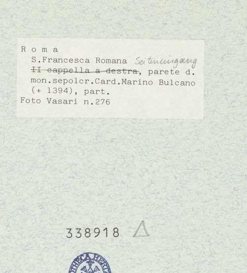 Rückseite von bh338918_recto