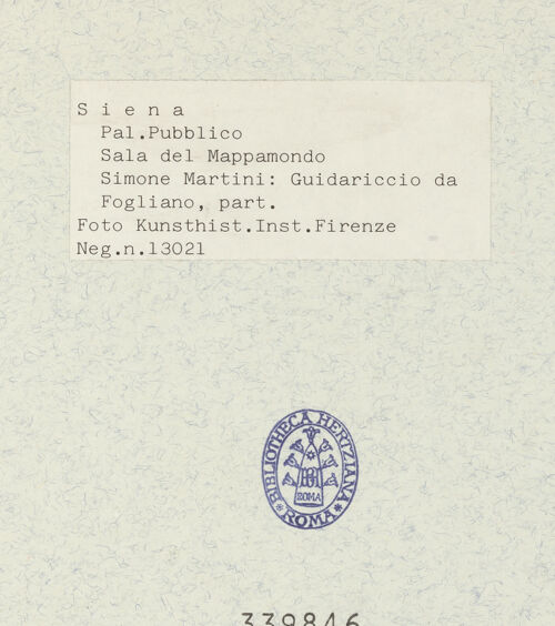 Rückseite von Kunsthistorisches Institut in Florenz