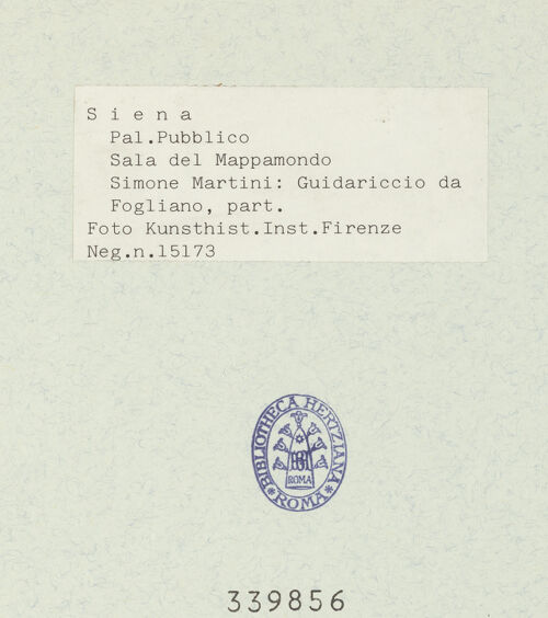 Rückseite von Kunsthistorisches Institut in Florenz