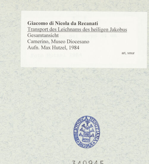 Rückseite von Hutzel, Max [https://www.deutsche-digitale-bibliothek.de/content/lizenzen/rv-ez/] Transport des Leichnams des heiligen Jakobus - Gesamtansicht, bh340945_recto. Foto: Hutzel, Max.