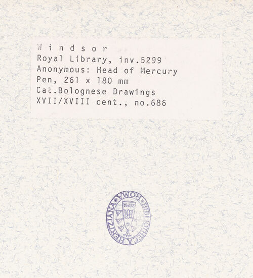 Rückseite von Royal Collection Enterprises Limited [https://www.deutsche-digitale-bibliothek.de/content/lizenzen/rv-ez/] Sitzende Frau mit einem Putto - , bh348371_recto. Foto.