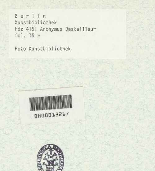 Rückseite von Kunstbibliothek [https://www.deutsche-digitale-bibliothek.de/content/lizenzen/rv-ez/] Codex Destailleur DColosseum: Ein Quadrant des 1. Obergeschosses - , bh350357_recto. Foto.