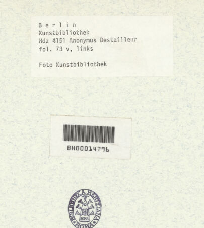 Rückseite von Kunstbibliothek [https://www.deutsche-digitale-bibliothek.de/content/lizenzen/rv-ez/] Codex Destailleur DS. Costanza: Aufmaß eines Säulenschaftes, Skizze von Kapitel, Gebälk und Basis, Gesims über einem Fenster oder Türrahmen - Gesamtansicht, bh350430_recto. Foto.