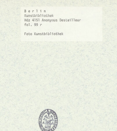 Rückseite von Kunstbibliothek [https://www.deutsche-digitale-bibliothek.de/content/lizenzen/rv-ez/] Codex Destailleur DPalazzo Farnese: Hofuntergeschoss mit Schnitt von Andron und Fassade - , bh350434_recto. Foto.