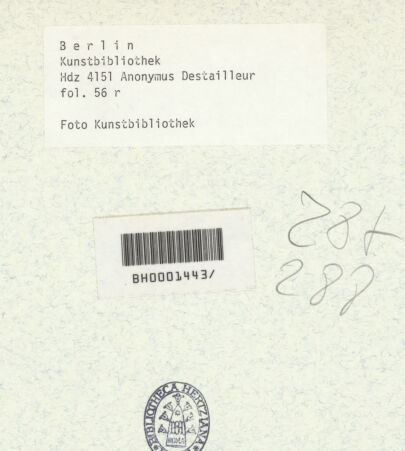 Rückseite von Kunstbibliothek [https://www.deutsche-digitale-bibliothek.de/content/lizenzen/rv-ez/] Codex Destailleur DSeptimus-Severus-Bogen: Innenaufmaß der Räume in der Attika und Grundriss des Bogens - , bh350448_recto. Foto.