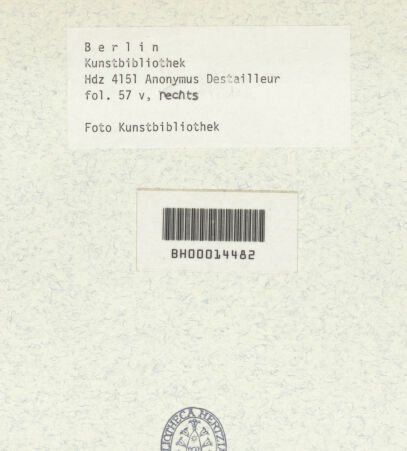 Rückseite von Kunstbibliothek [https://www.deutsche-digitale-bibliothek.de/content/lizenzen/rv-ez/] Codex Destailleur DConstantins-Bogen: Aufnahmen der Kapitelle, Profilaufnahmen und Querschnitt - , bh350450_recto. Foto.