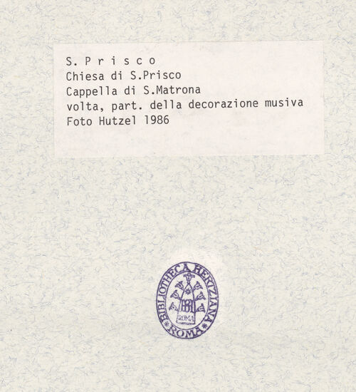 Rückseite von Hutzel, Max [https://www.deutsche-digitale-bibliothek.de/content/lizenzen/rv-ez/] MosaikdekorationPalmetten - Linke Seite, Detail, bh361105_recto. Foto: Hutzel, Max.