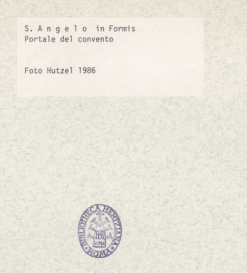 Rückseite von unbekannt [https://www.deutsche-digitale-bibliothek.de/content/lizenzen/rv-ez/] Arco di Diana (Eingangstor zum ehemaligen Klosterkomplex) - Südseite, Teilansicht, bh361127_recto. Foto: Hutzel, Max.