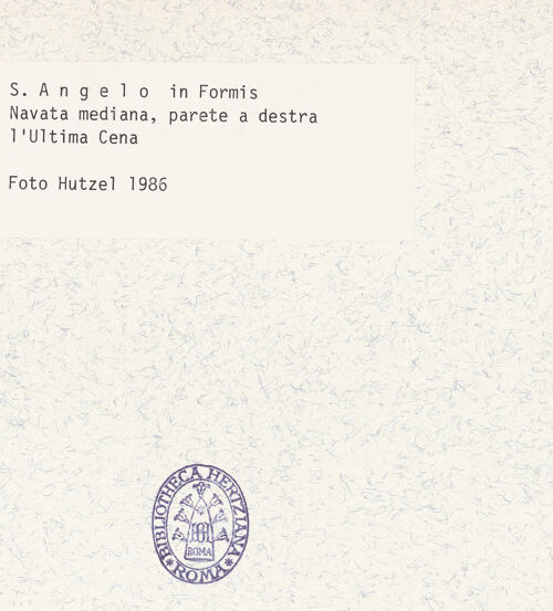 Rückseite von Getty Research Institute? [https://www.deutsche-digitale-bibliothek.de/content/lizenzen/rv-ez/] Szenen aus dem Neuen Testament und ProphetenSüdwand: Szenen aus dem Leben Christi und ProphetenUnteres Register: Lehrtätigkeit Christi und Beginn der PassionAbendmahl - Gesamtansicht, bh361147_recto. Foto: Hutzel, Max.